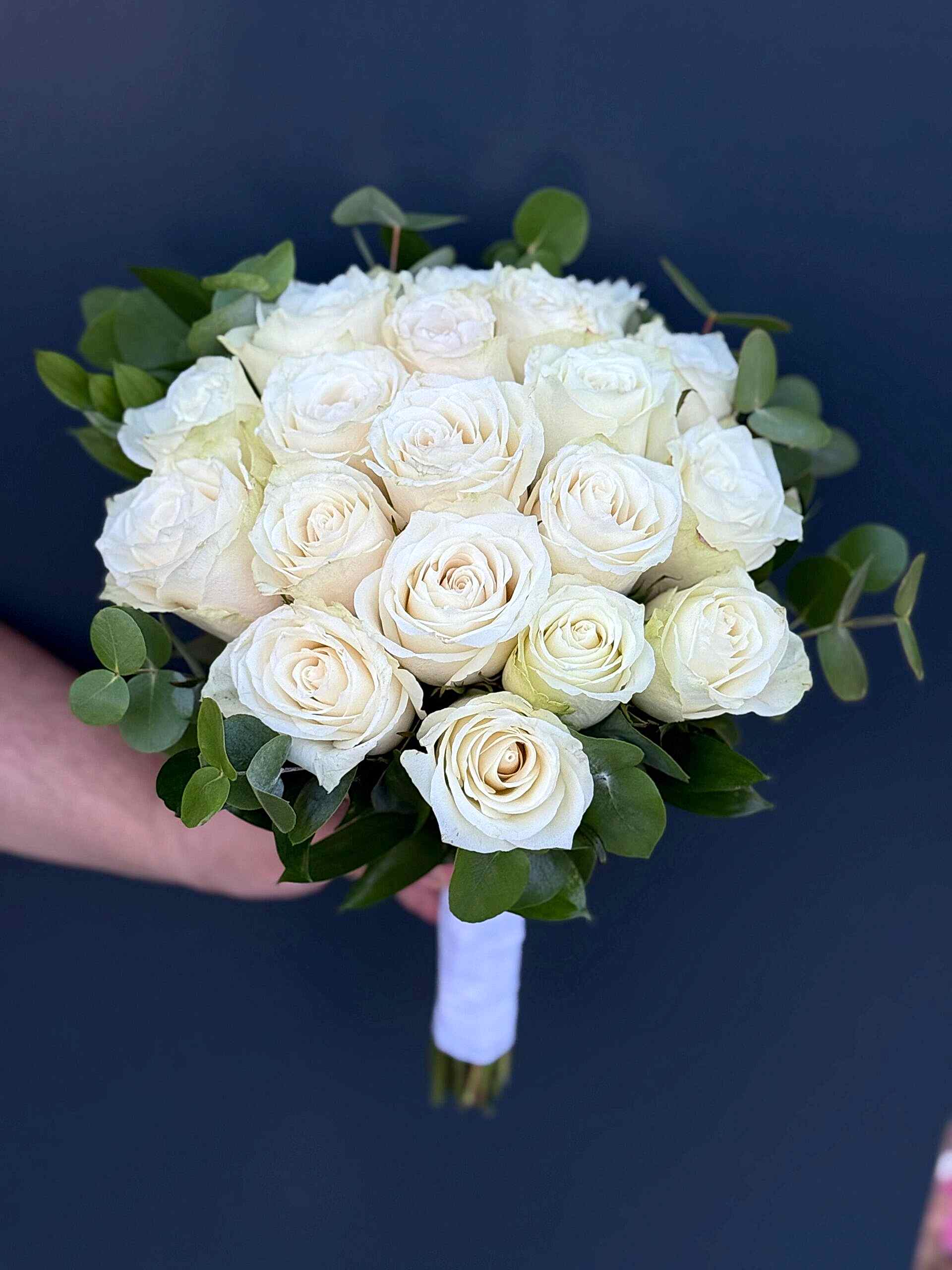 Beyaz Gül Gelin Buketi